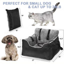 Dog Booster Car Seat: Sturdy Washable Detachable Carrier