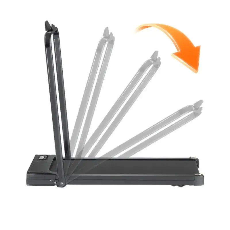 Quiet Foldable Treadmill for Home Use Folds Away for Storage No Assembly Required for Both Walking and Running