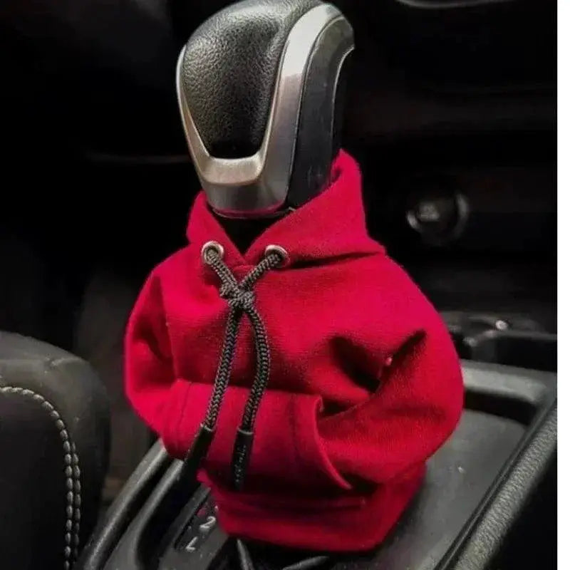 Hoodie Gear Shift Lever Cover For Car Interior Style Upgrade