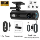 4K Dash Cam for Cars with 24/7 Parking