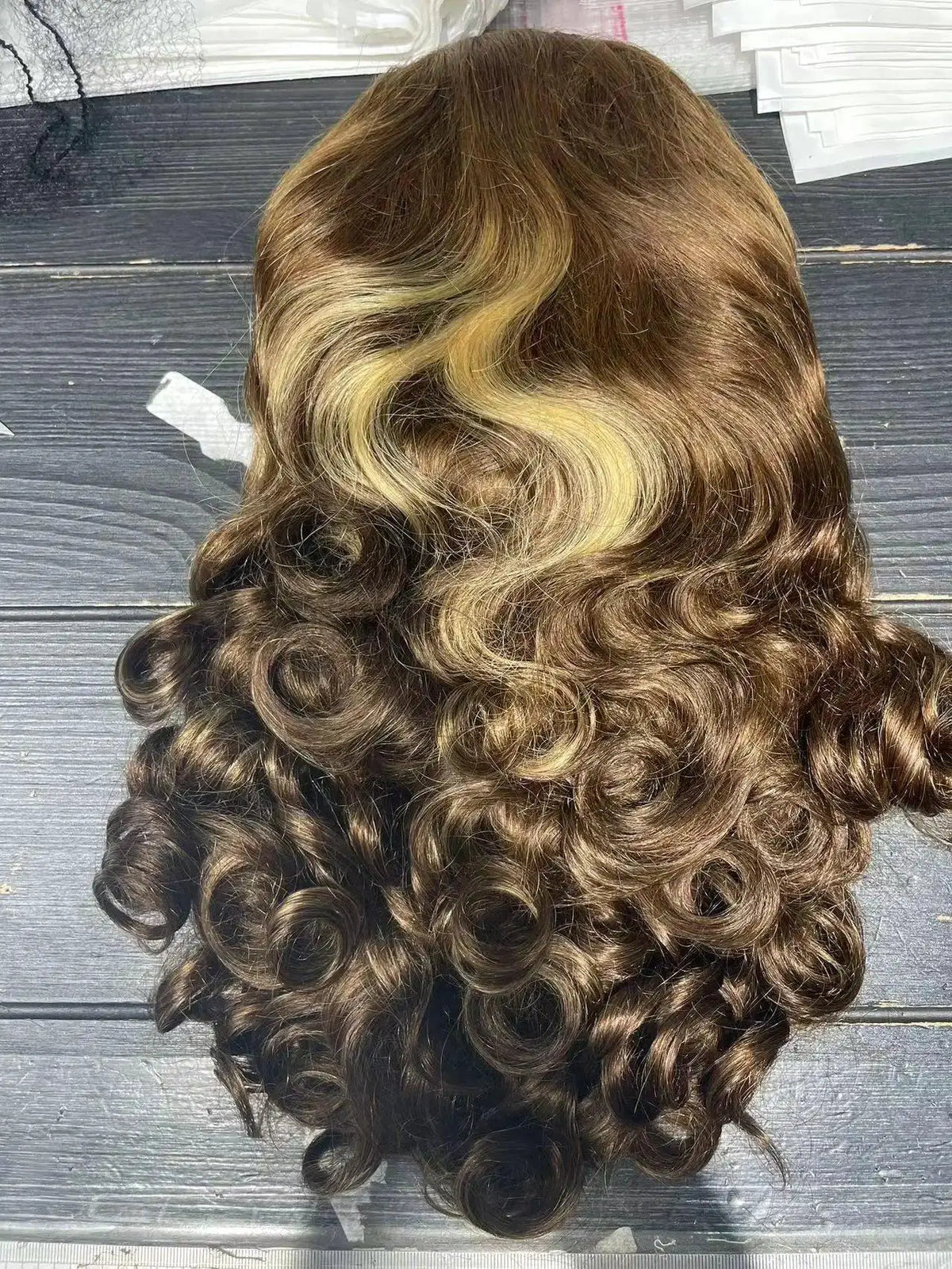 Natural Look Wig for Women Curly Bob — product view