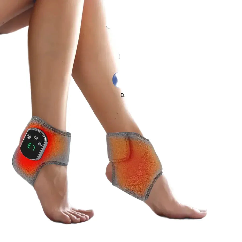 Electric Foot Massager Heated Vibration Ankle Relief — product view 1