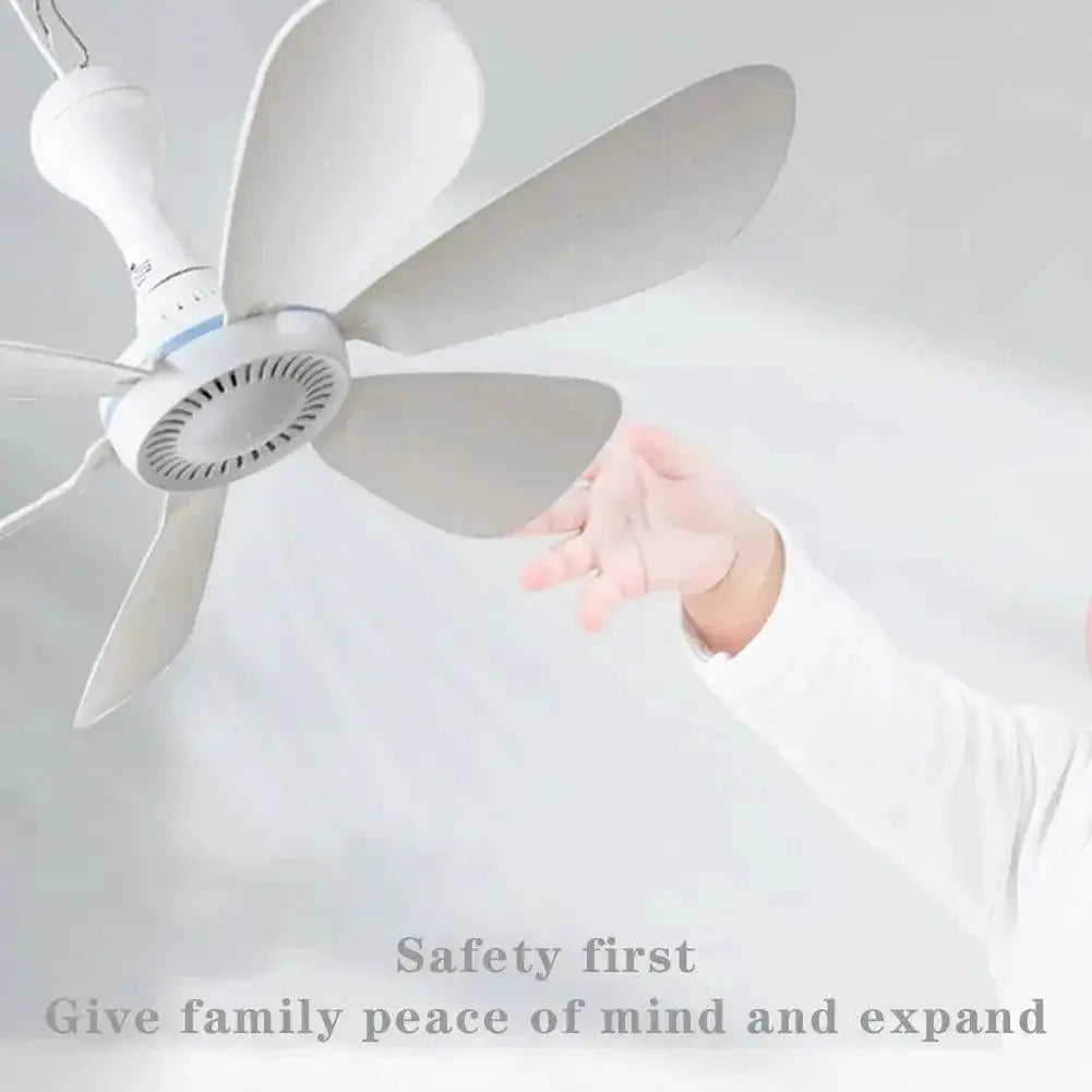USB Ceiling Fan Portable Silent Cooling Solution Compact