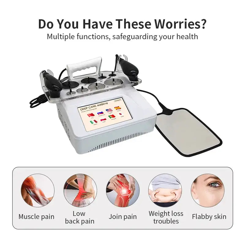 Upgrade 448K INDIBA Physical Technology Tecar Deep Warmth CET RET RF Microcurrent Relieves Muscle Soreness Massage Shaping and Weight Loss Device Burning Fat Tighten the Skin Promote Lymphatic Circulation
