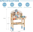 Robotime Wooden Kids Tool Bench Set