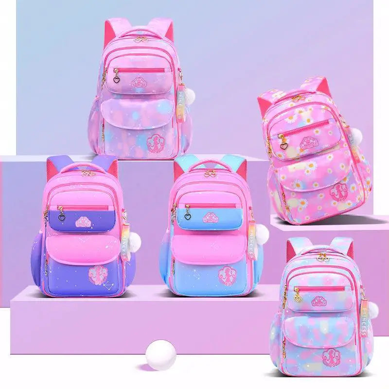 Orthopedic School Bags for Girls Gradient Rucksack