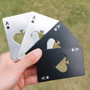 Stainless Steel Spades - Bottle Credit Card Opener