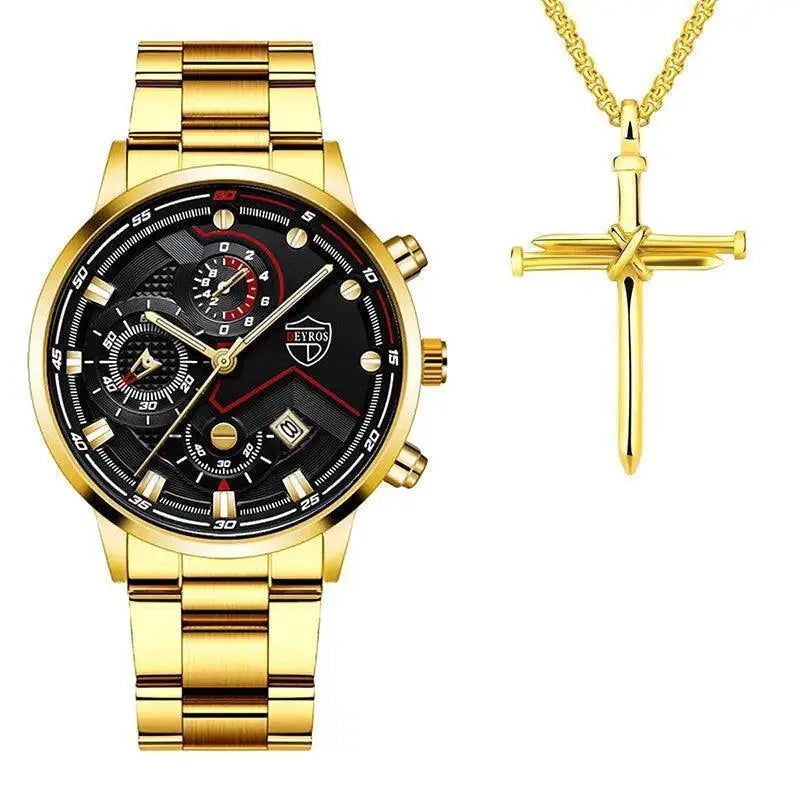 Men's Durable Watch Set for Daily Wear — product view 8