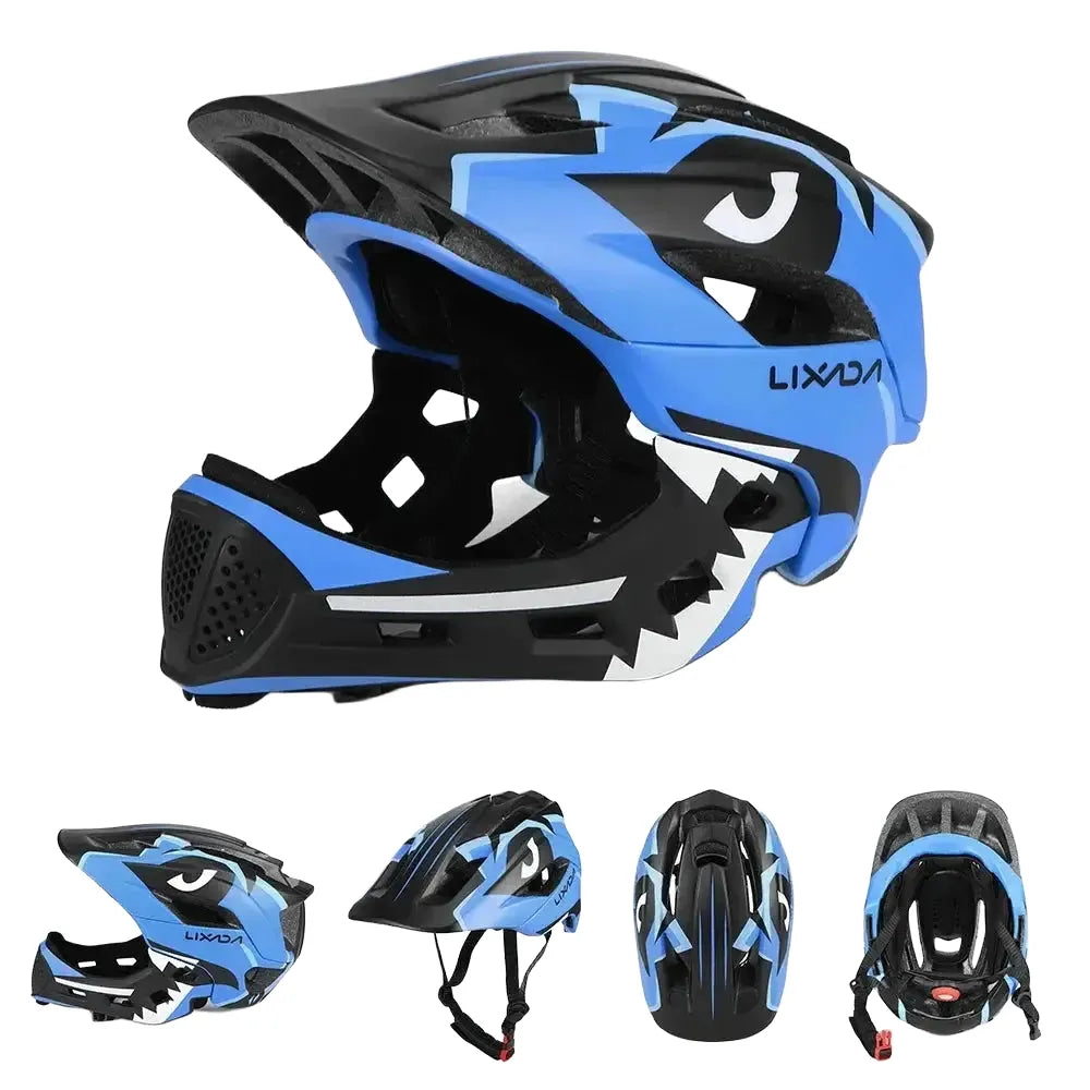 Kids Detachable Full Face Bike Helmet — product view 1
