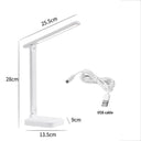 Adjustable LED Desk Lamp: Brightness Control Night Light