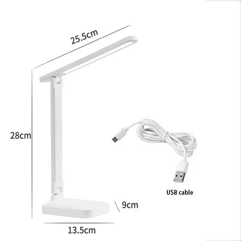Adjustable LED Desk Lamp With Brightness Control Night Light