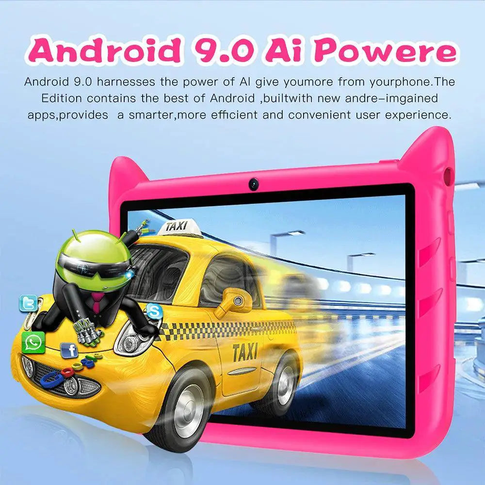 7-Inch Kids Educational Tablet With 5G WiFi And 64GB Storage