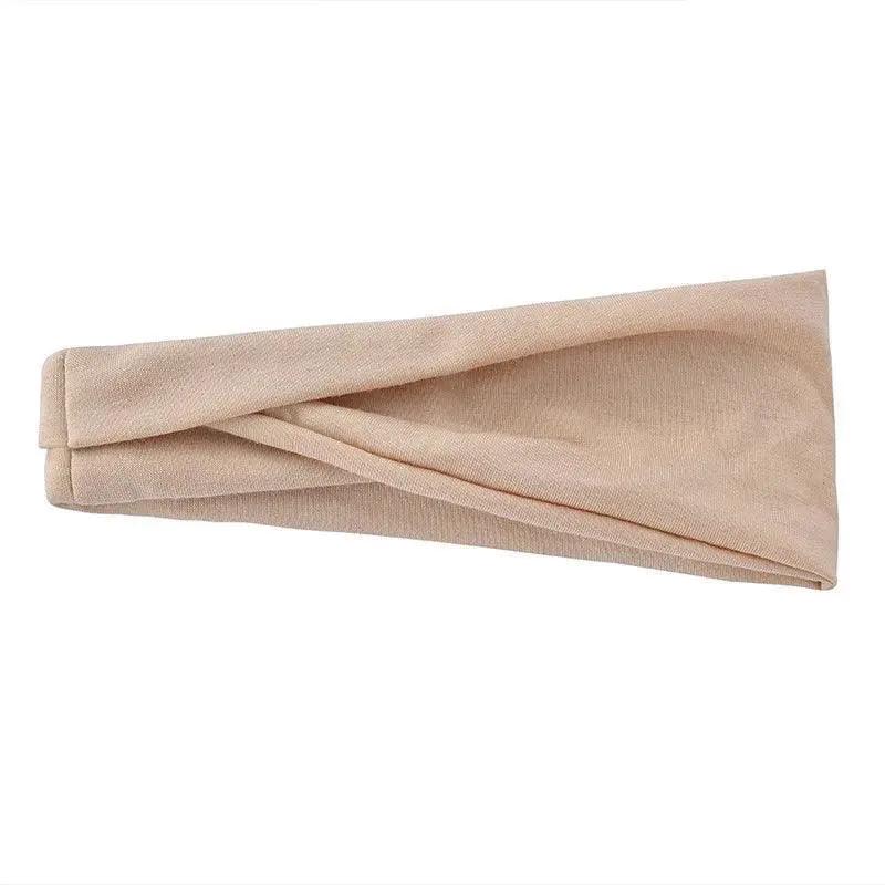 Cotton Yoga Headband Turban Hair Wrap for Gym Workouts