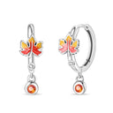 Sterling Silver Chameleon Dragonfly Butterfly