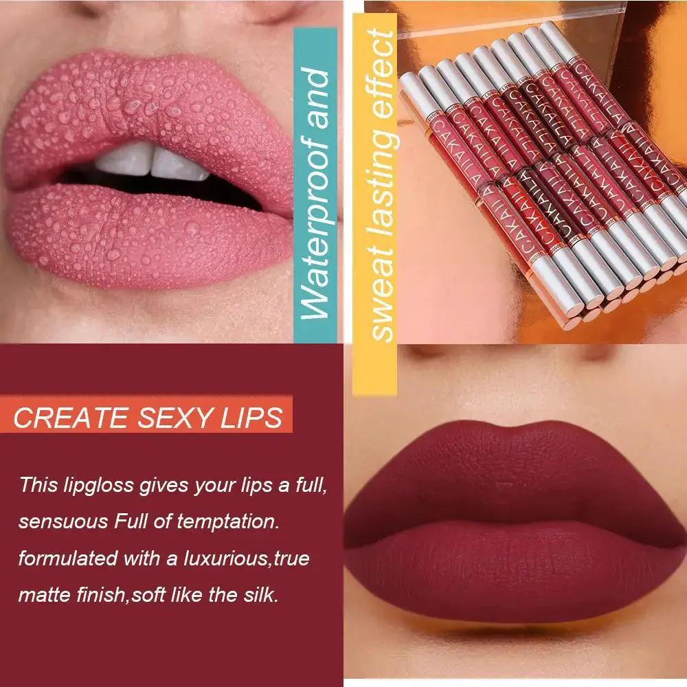 Velvet Matte Lip Gloss Rich Colors 18 Shades Long Lasting