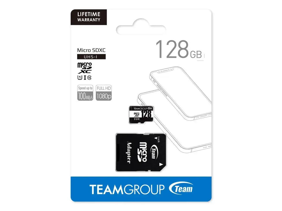 Team microSDHC Class Memory Card with Adapter, Speed Up — product view 2