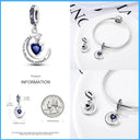Sterling Silver Sparkling Zircon Star