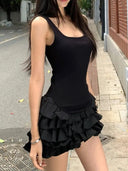 Bold Y2K Mini Dress for Women Party Wear