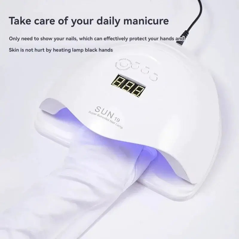 Nail Gloves Anti UV Anti Blackening Tanning Light Therapy
