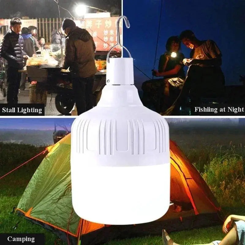 500W LED Camping Lantern Rechargeable Outdoor Light