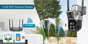 Smart Solar Outdoor Security Camera