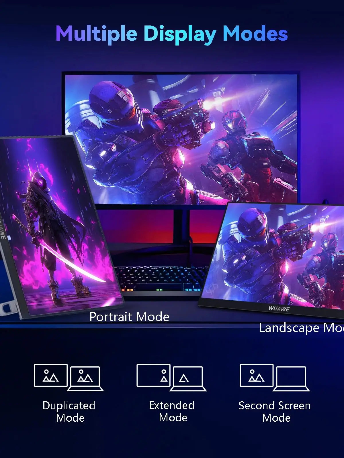 Christmas Gifts " Portable Monitor, % sRGB Portable Gaming — product view 2