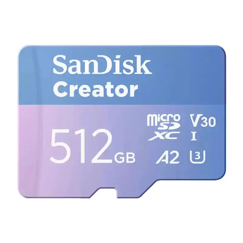 Original SanDisk microSD Memory Card 128GB 256GB 512GB 1TB 4K V30 A2 microSDXC Flash Card for Drones Action cam Tablet Max 190Mb