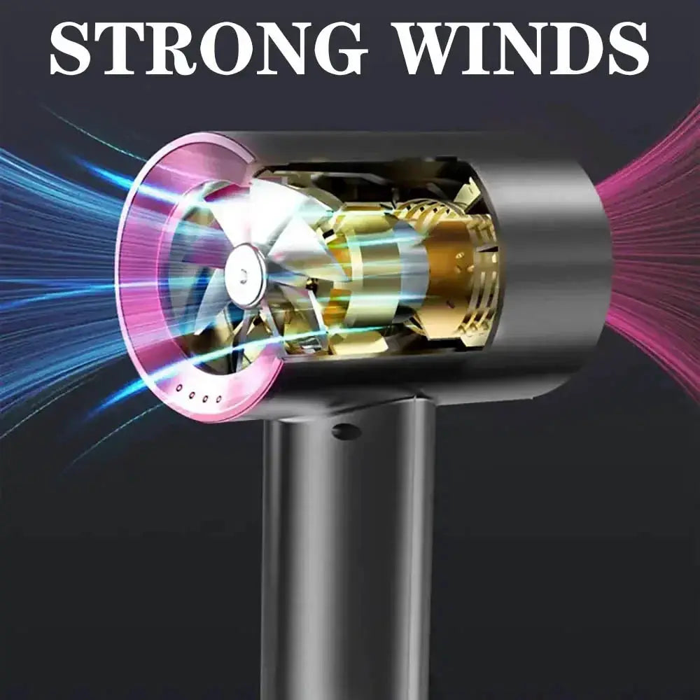 Super Cordless Portable Hair Dryer Wireless Travel Blowers