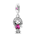 Pink Dance Shoes Charm Bead