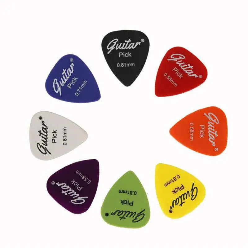 Electric Guitar Pick Set With Diverse Thickness Options