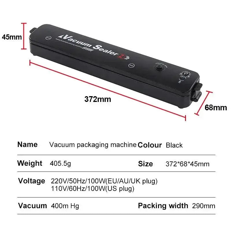 TINTON LIFE Vacuum Sealer 220V 110V Easy Use For Fresh Food