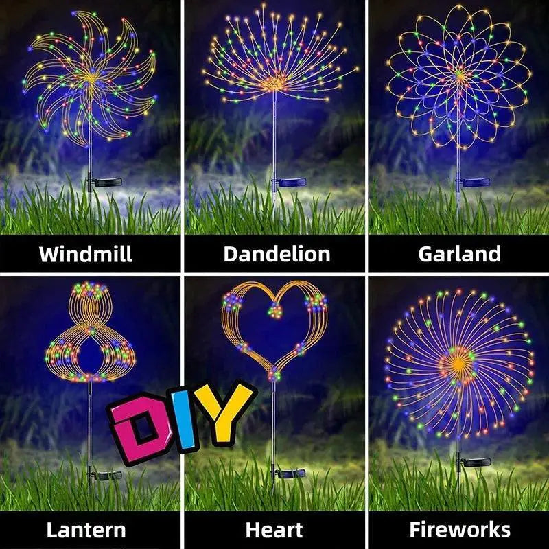 Remote Controlled Solar Fairy Lights For Outdoor Displays
