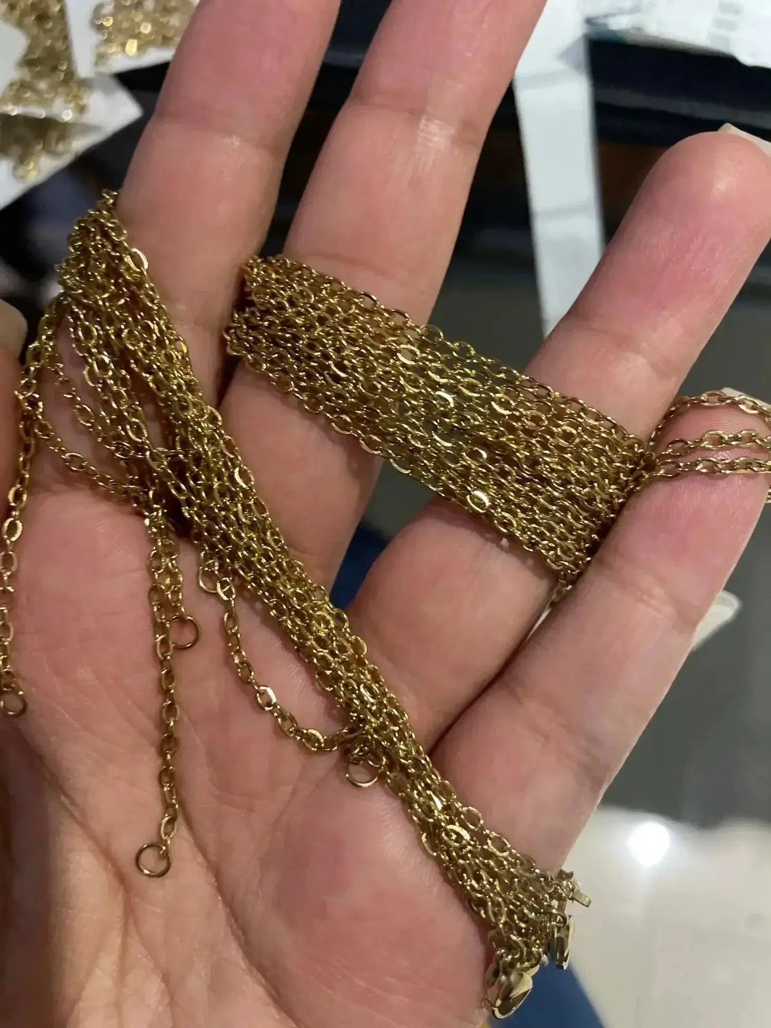 Stainless Steel Chain Necklace Kit for DIY Jewelry Artists