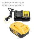 Probty 6000mAh Replacement Battery for DCB200 Power Tools