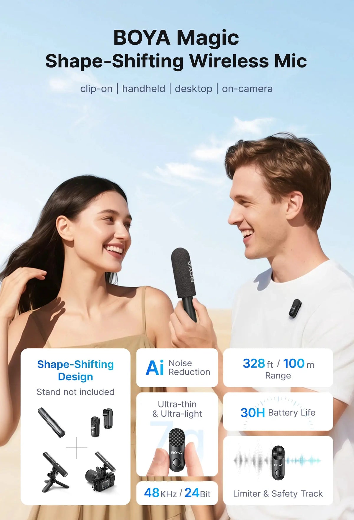 Lavalier Mic for Creators Clear Audio — product view 10