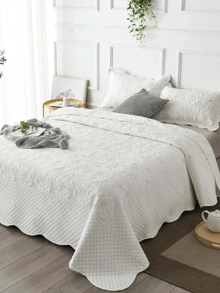 1/3pc Luxury Euro Style Bedspread Cotton Filling Summer Blanket - OurLum.com