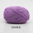 40-50g/Set 4ply Milk Cotton Knitting Yarn For Crafts Use