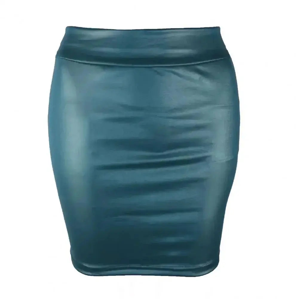 Faux Leather Skirt for Women Sleek Fit — product view 9