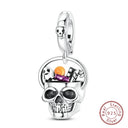 Halloween Charm Sterling Silver Luminous