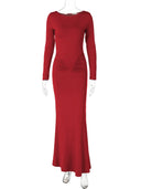 Event-Ready Draped Maxi Dress for Women