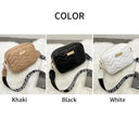 Wave Embroidery Square Bag for Everyday