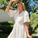 Muslin 100% Cotton Gauze Long Dress For Women Chic Sundress