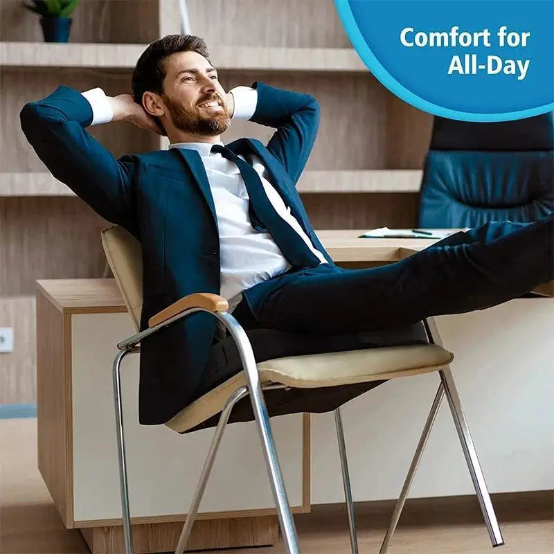 U Shaped Gel Memory Foam Seat Cushion for Travel Comfort
