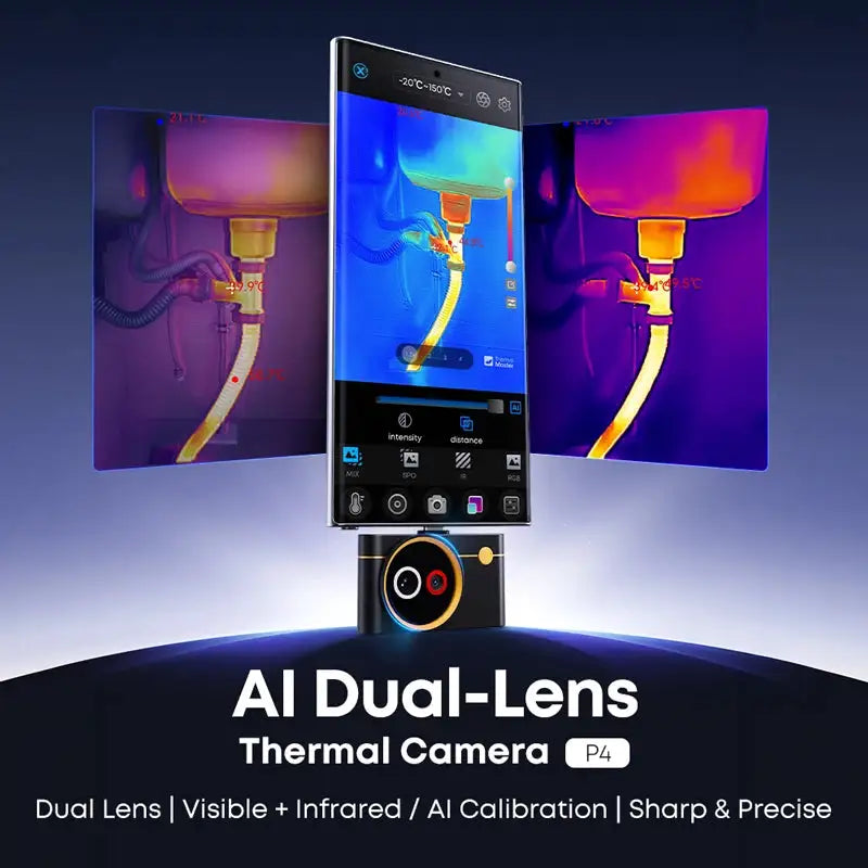 Thermal Master Dual Lens Thermal Camera X³IR Resolution ℃ High — product view 4