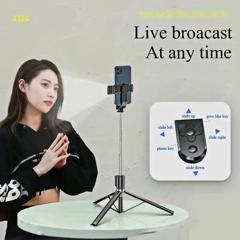 Erilles X338 Wireless Selfie Stick Live Broadcast Kit