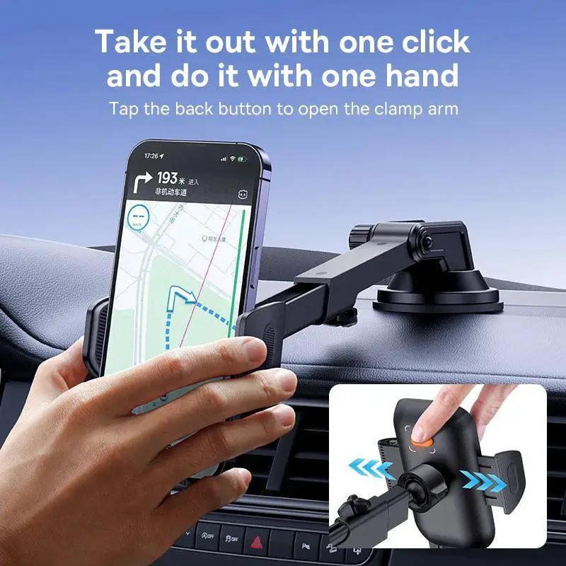 Car Phone Holder Secure Vent Mount For IPhone Samsung