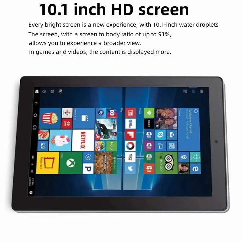 10.1 Inch Windows 10 Tablet Quad Core Storage