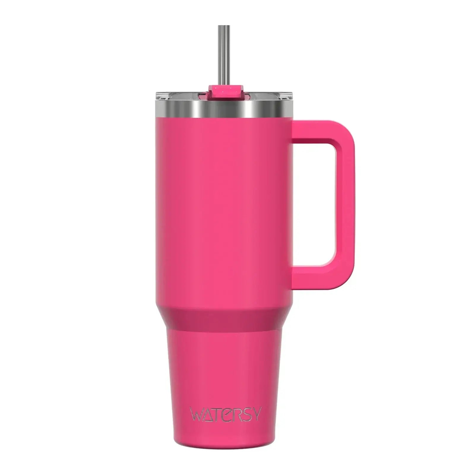 Watersy 40oz Tumbler With Handle And Straw Lid Portable Cup