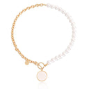 European And American Jewelry Cross Heart Pendant Necklace