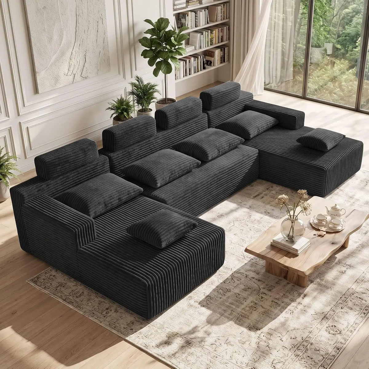 High Back Upholstered Couch